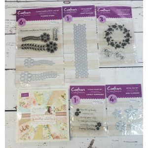 Crafters Companion Stamps by Chloe Clear Stamp & Metal Die Sets